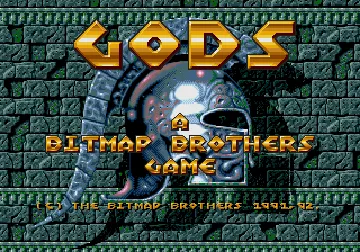 Gods (Japan) screen shot title